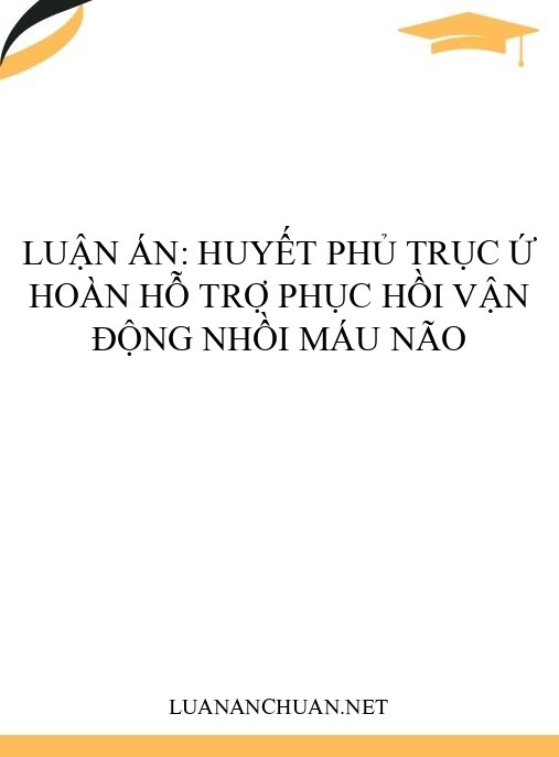 Luận án: Huyết phủ trục ứ hoàn hỗ trợ phục hồi vận động nhồi máu não