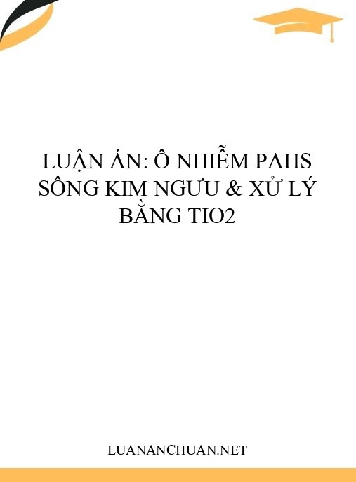 Luận án: Ô nhiễm PAHs sông Kim Ngưu & Xử lý bằng TiO2
