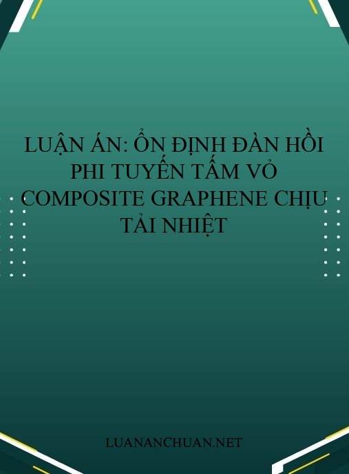 Luận án: Ổn định đàn hồi phi tuyến tấm vỏ composite graphene chịu tải nhiệt