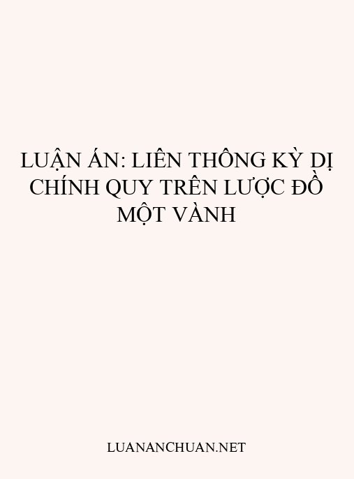 Luận án: Liên thông kỳ dị chính quy trên lược đồ một vành
