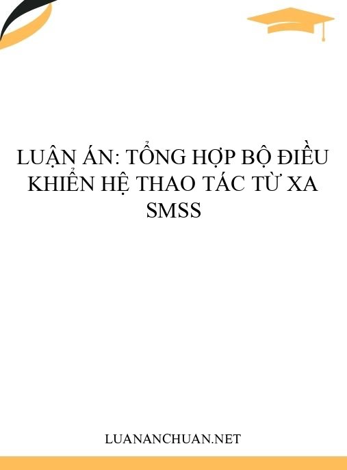 Luận án: Tổng hợp bộ điều khiển hệ thao tác từ xa SMSS